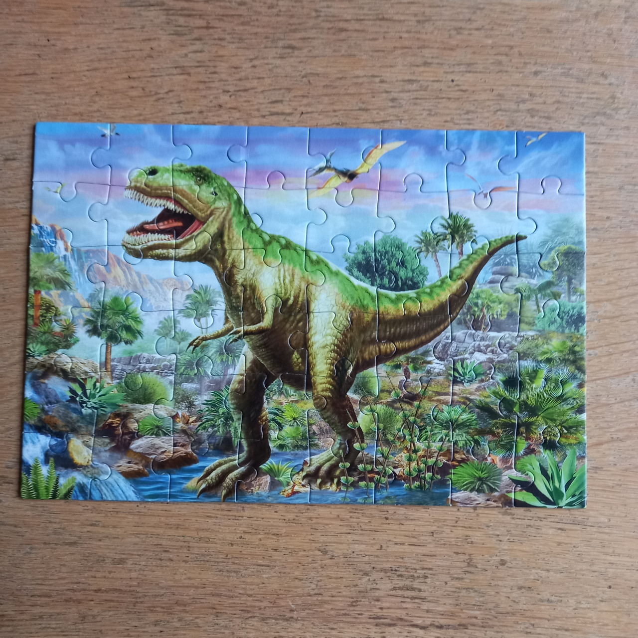 Puzzels dino's 3 × 48 stukjes