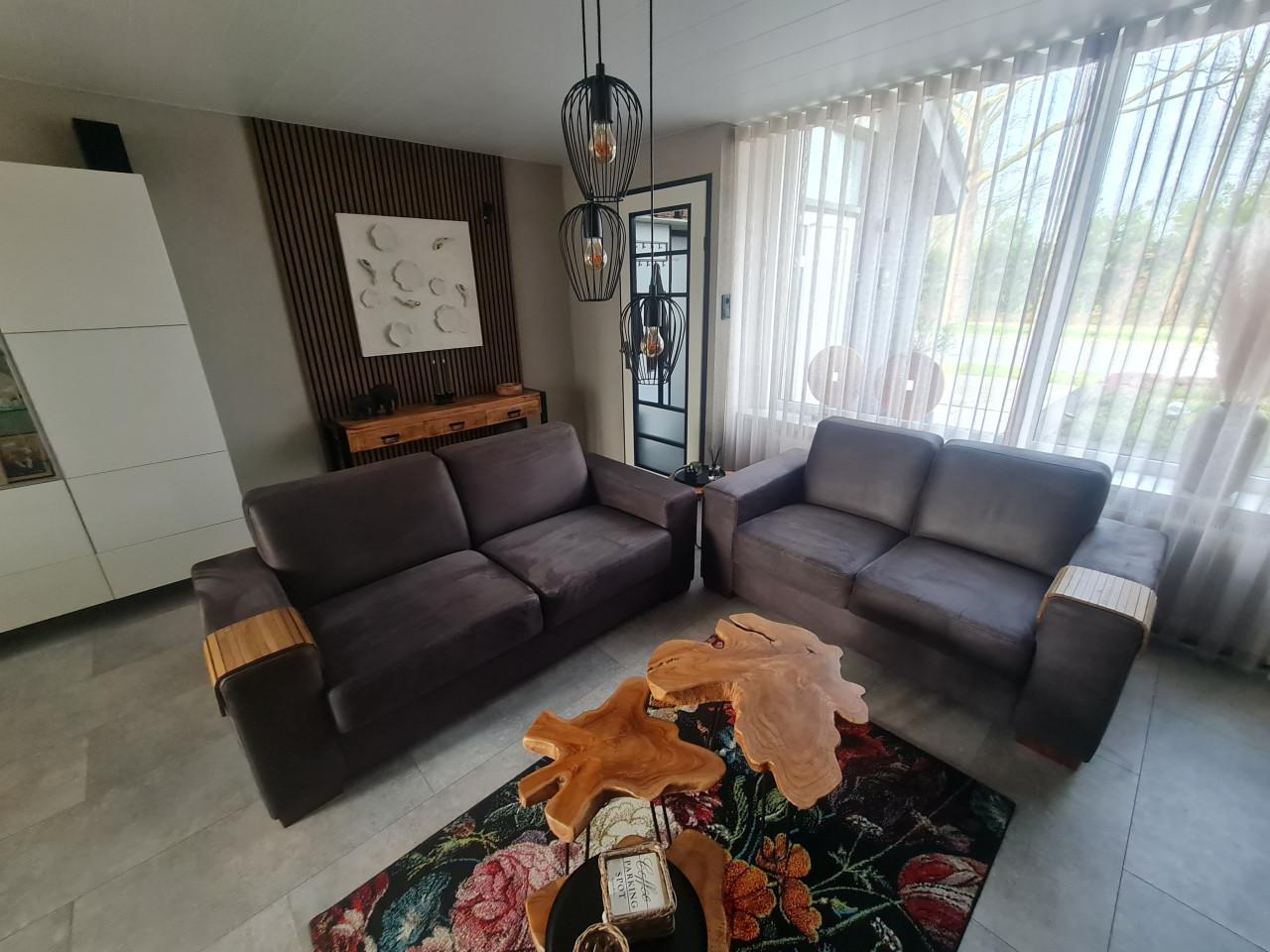 Tennessee Antracite Banken - 2,5 + 2 zits - Nieuwstaat