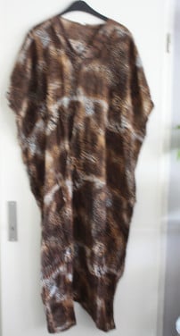 Dieren print jurk 1 maat