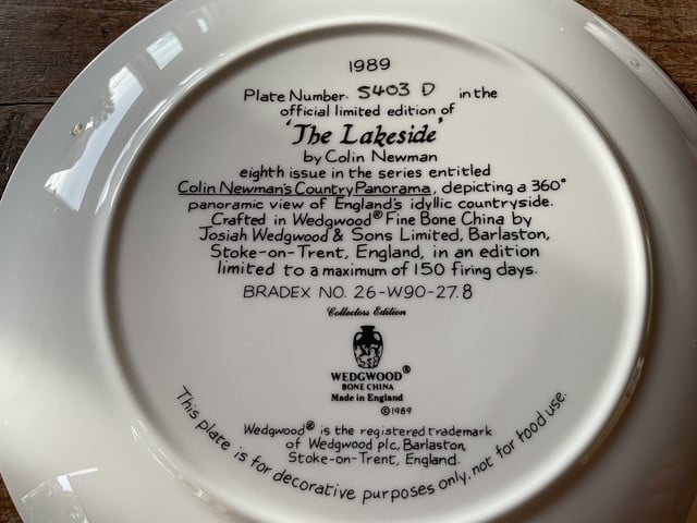 Decoratieve Wedgwood borden