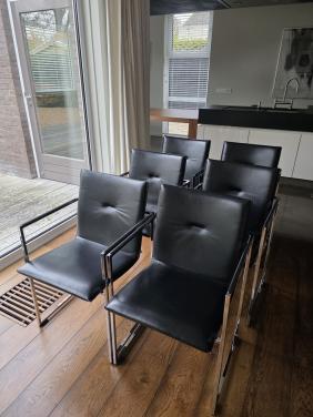 6 Arco Frame eetkamerstoelen