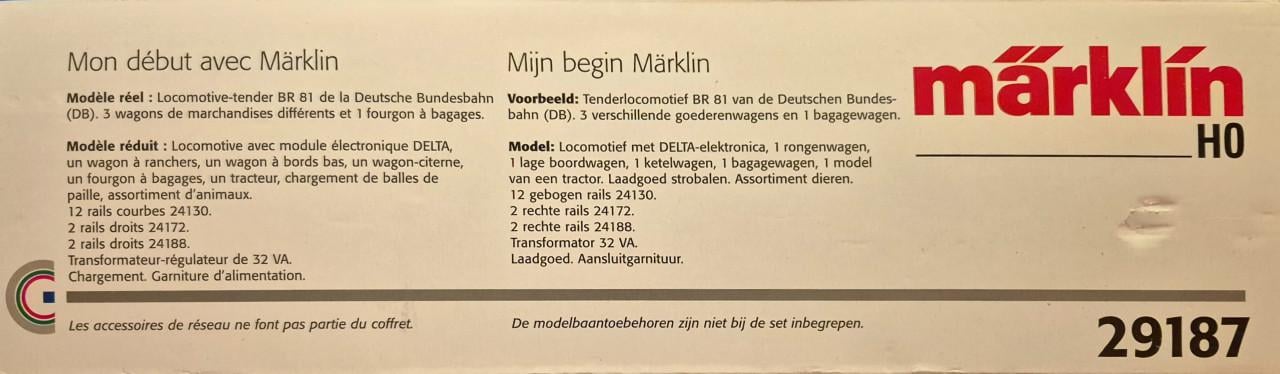 Märklin 29187 Starterset - Compleet!