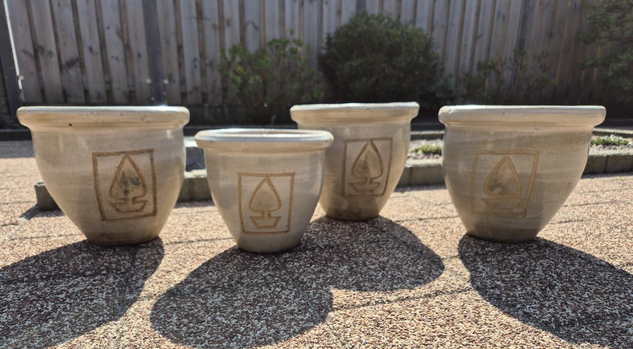 Bloempotten (prijs voor 4 potten)