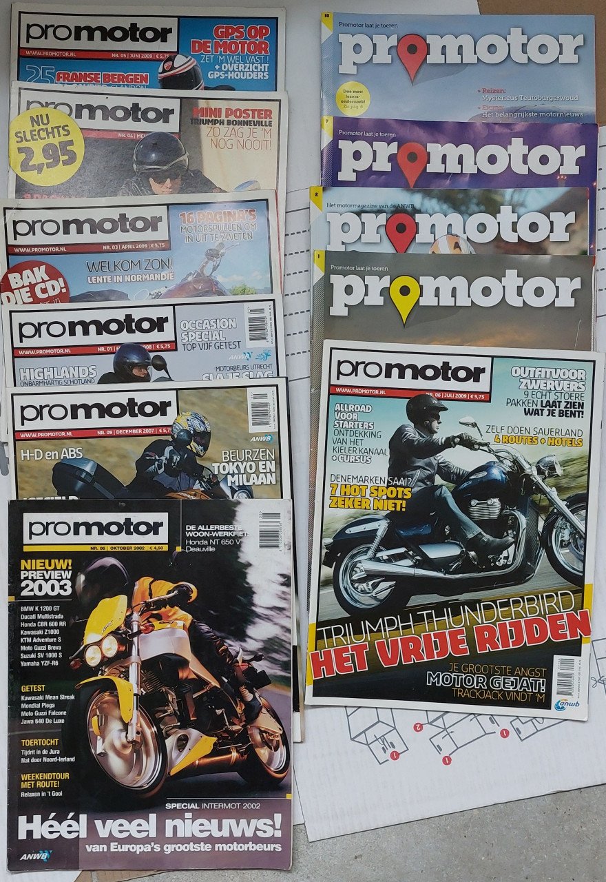 Magazines motormagazines motorblaadjes tijdschriften