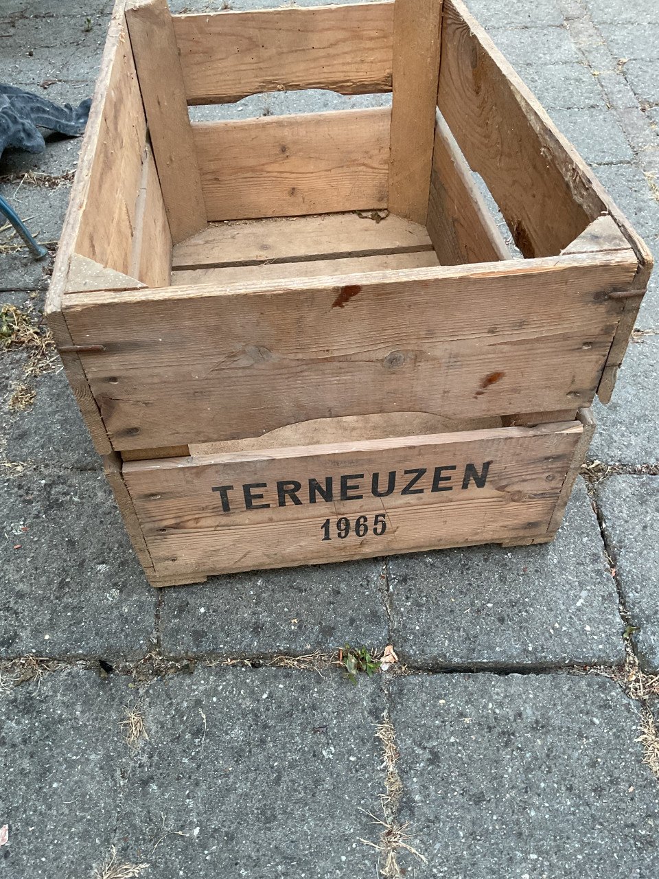 Vruchtenveiling Terneuzen kist