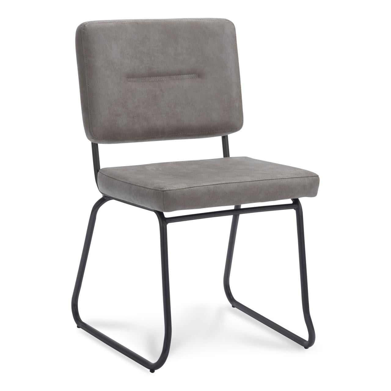 FIJNE EETKAMERSTOEL MICROLEDER 4 STUKS