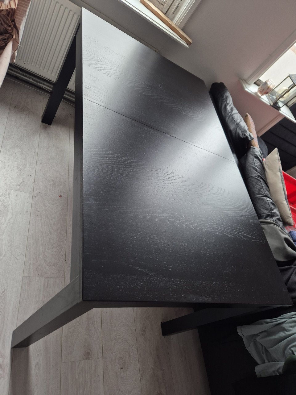 Uitschuifbare eetkamertafel