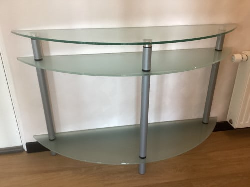 Schitterende glazen side-table