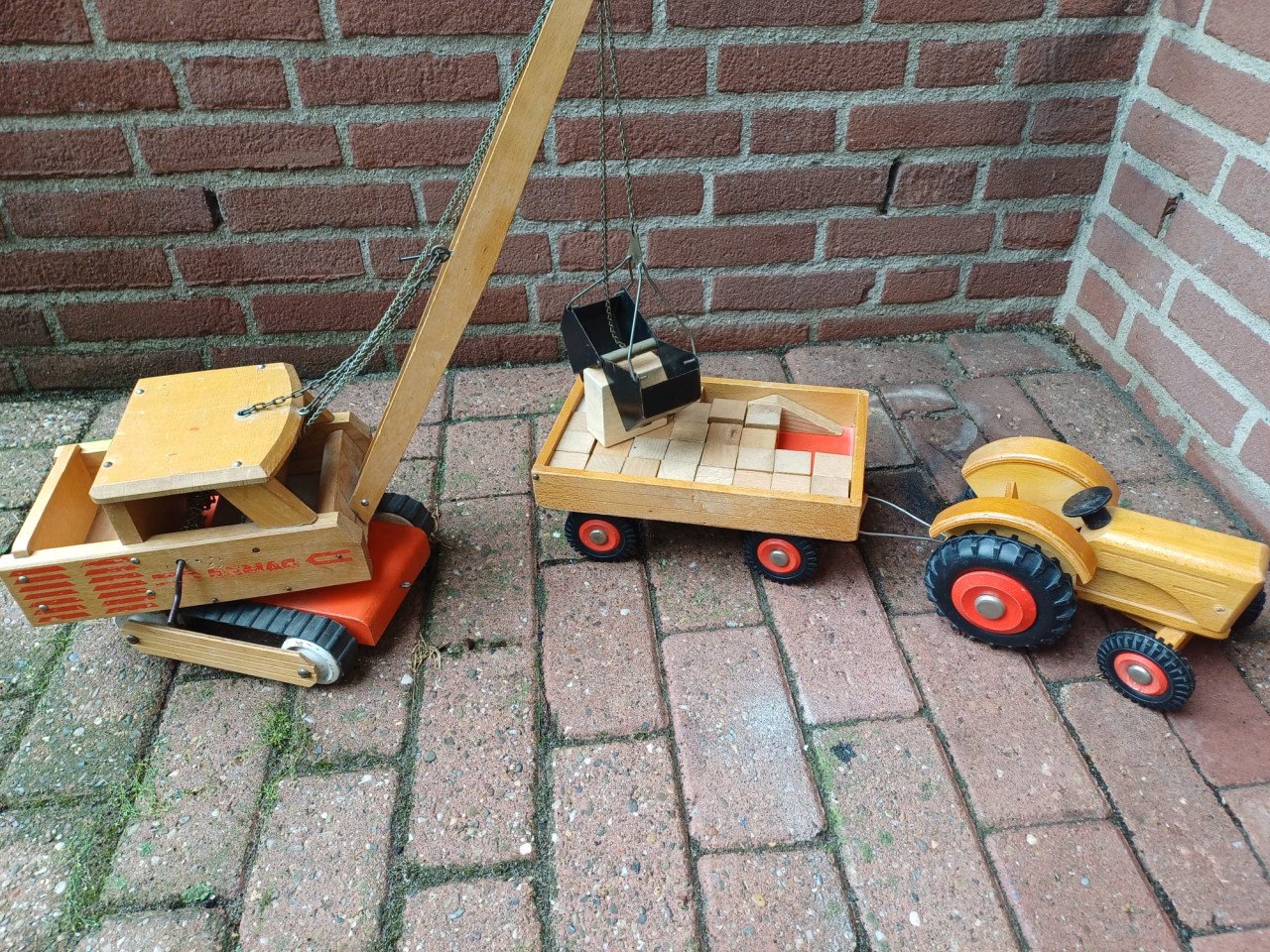 Houten rupskraan