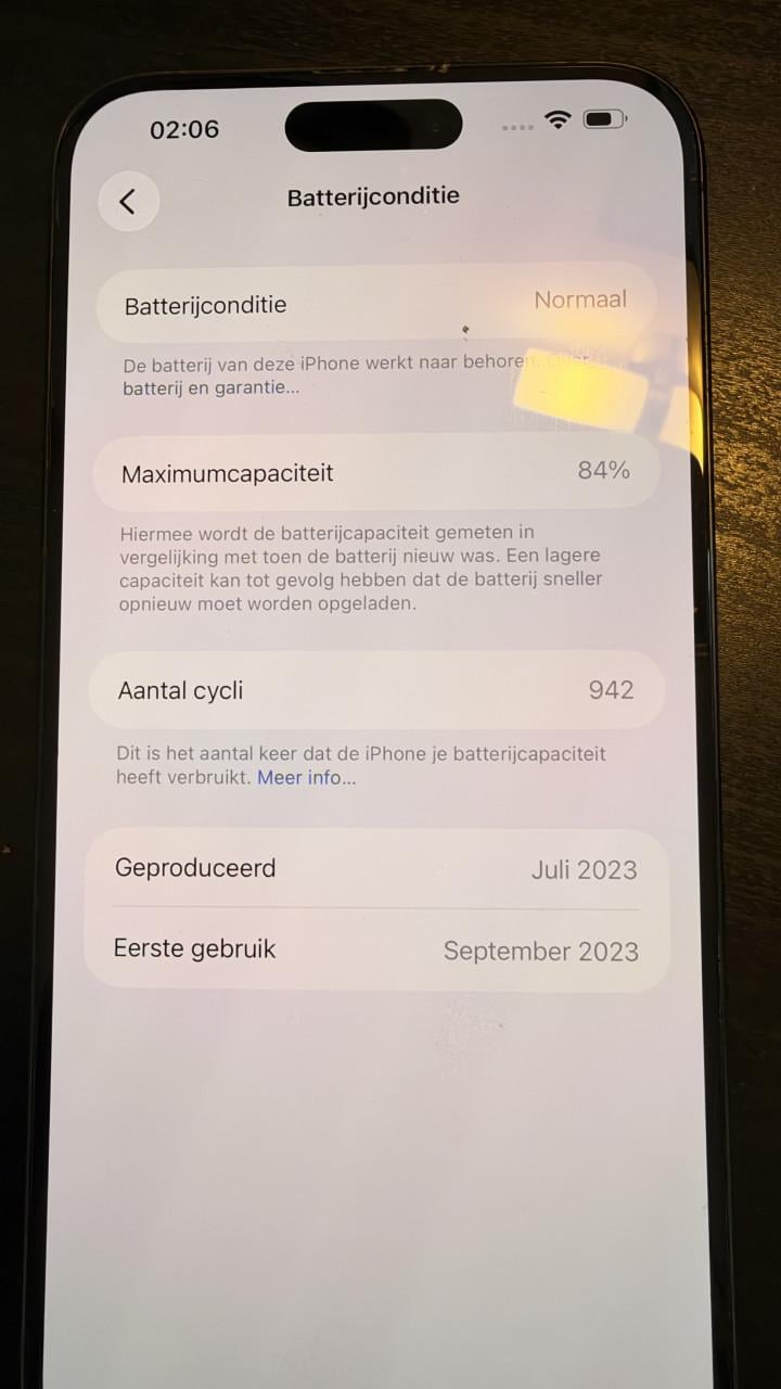 Apple iPhone 15 Pro Max 256GB – Zwart Titanium – Met doos
