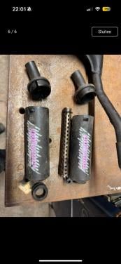 Dubbele polymer uitlaat voor citta