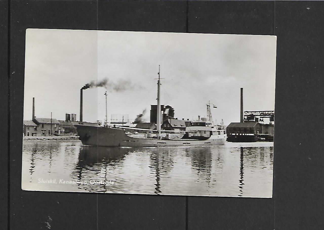 Ansichtkaart  A  204        Sluiskil  Kanaalweg  Oostzijde