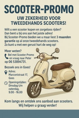 Op zoek naar een betrouwbare scooter?