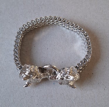 Armband Wolvenkop  NIEUW