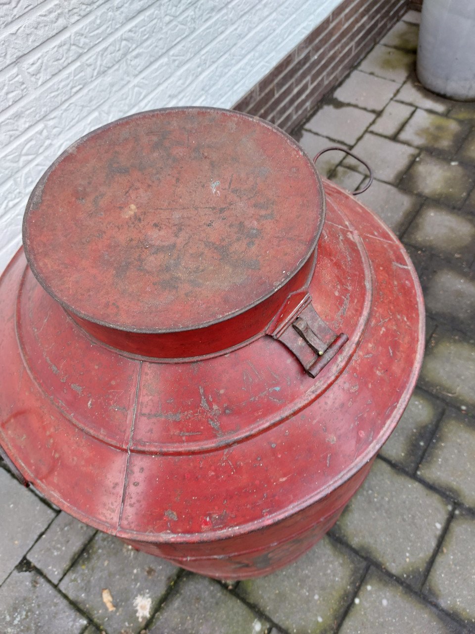 Koffieblik antiek €100
