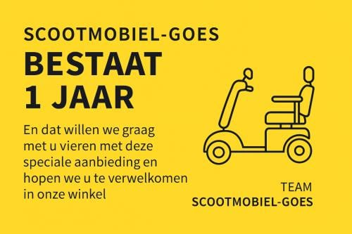 Scootmobiel-Goes viert haar jubileum!