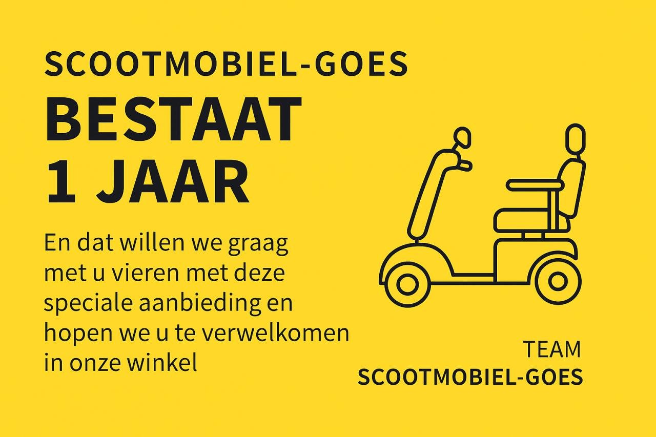 Scootmobiel-Goes viert haar jubileum!