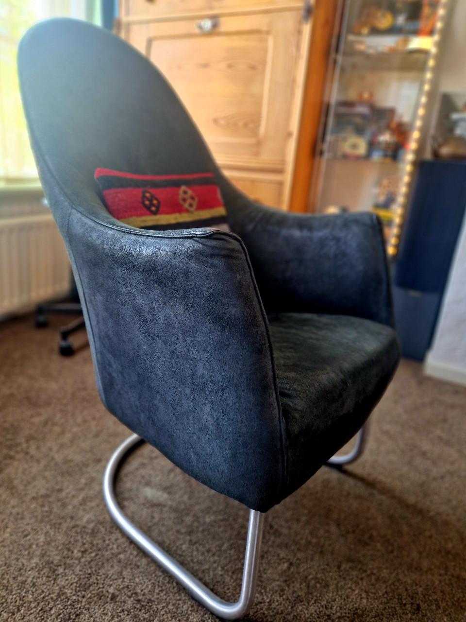 LEREN FAUTEUILS TOPFORM DESIGN (set van twee)