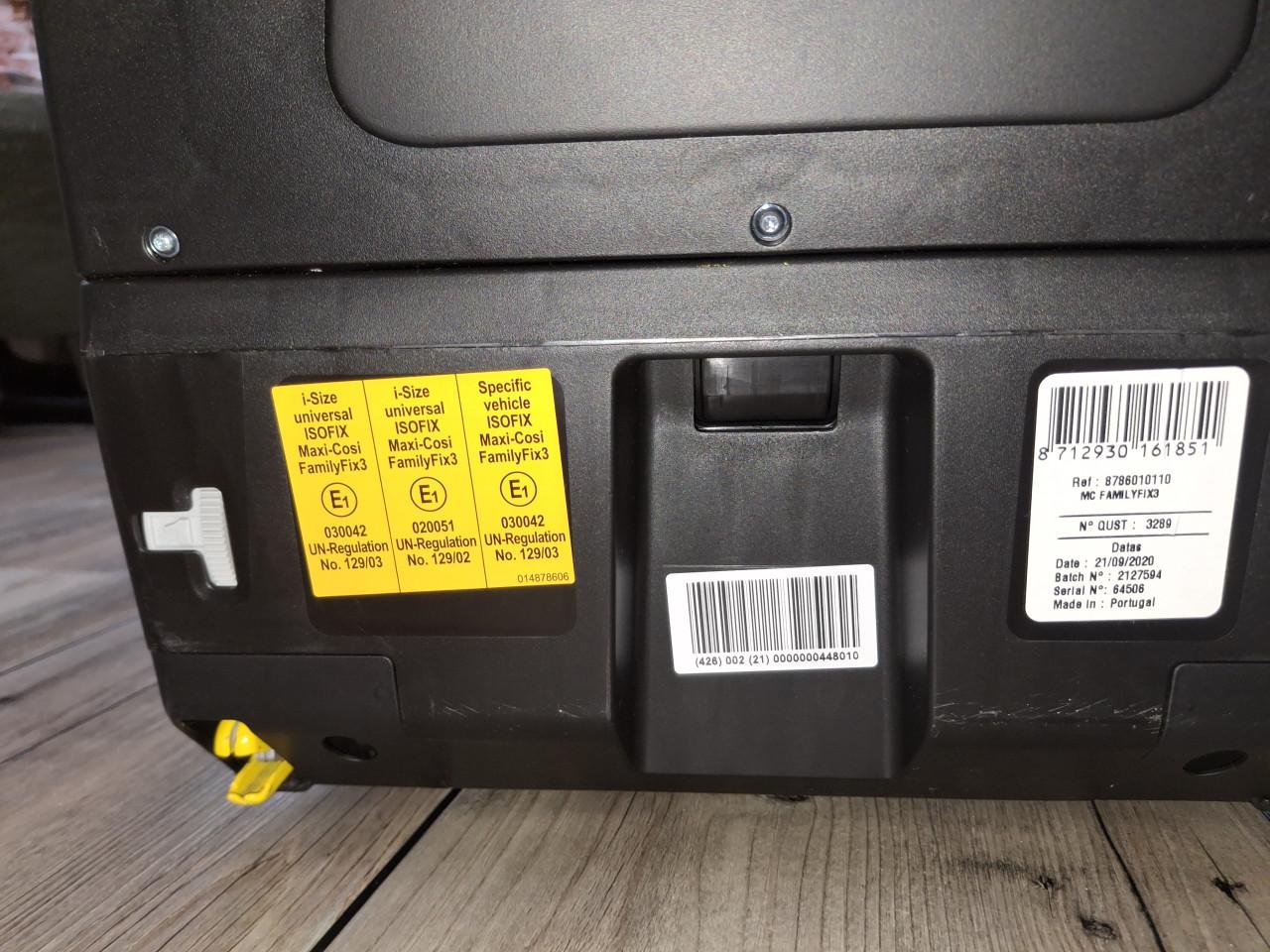 Maxi cosi autostoeltje met isofix