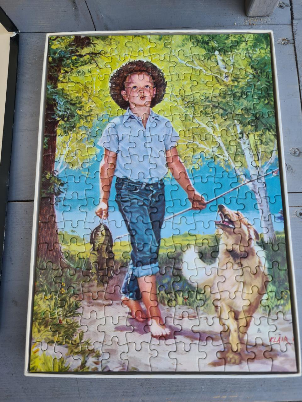 Puzzel van vroeger