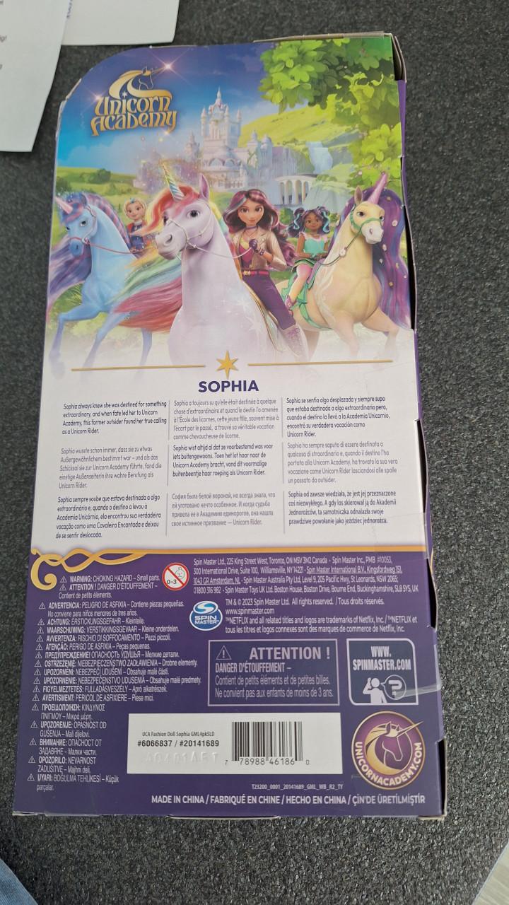 Pop unicorn academy Sophia 24 cm