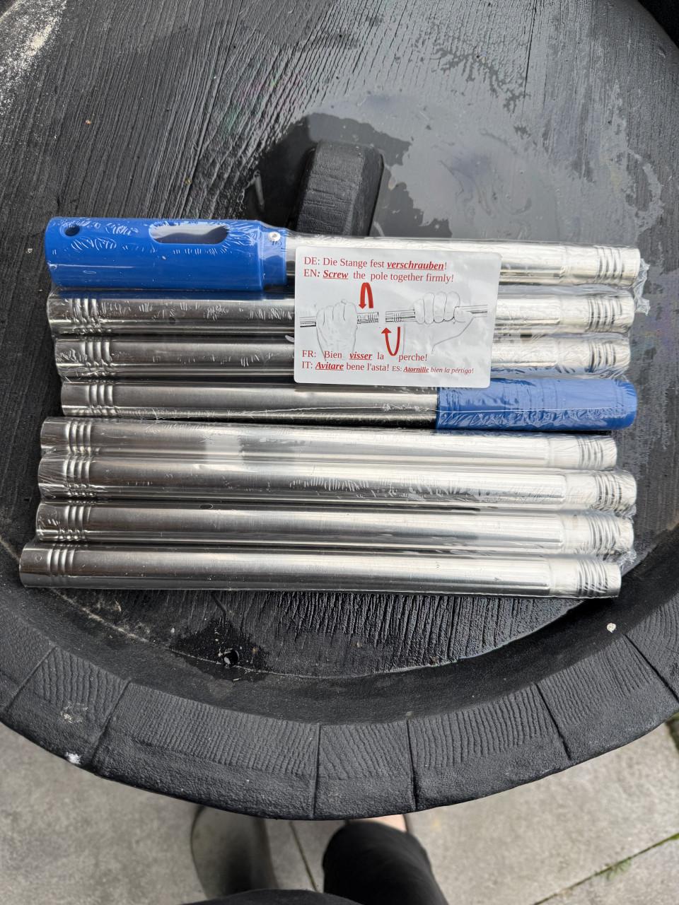 Telescoopsteel voor bv zwembadstofzuiger ongeveer 2 meter