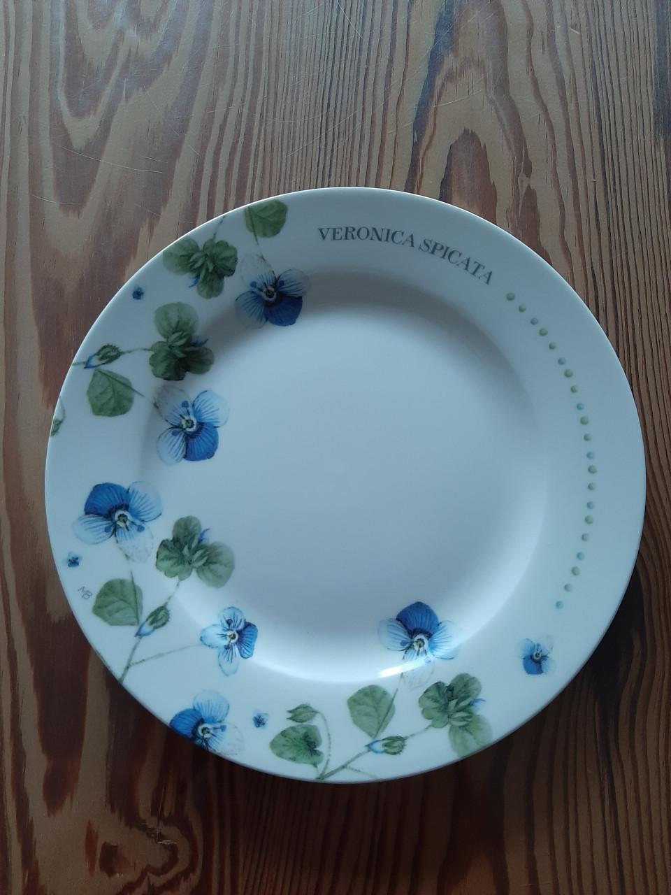 MARJOLEIN BASTIN , WILDFLOWERS - 9 GEBAKBORDJES - PORSELEIN