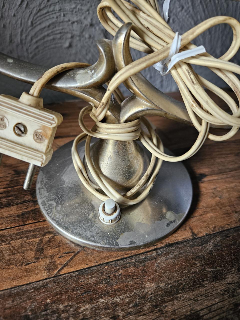 Antieke jaren 60 lantaarn tafellamp puntgaaf item