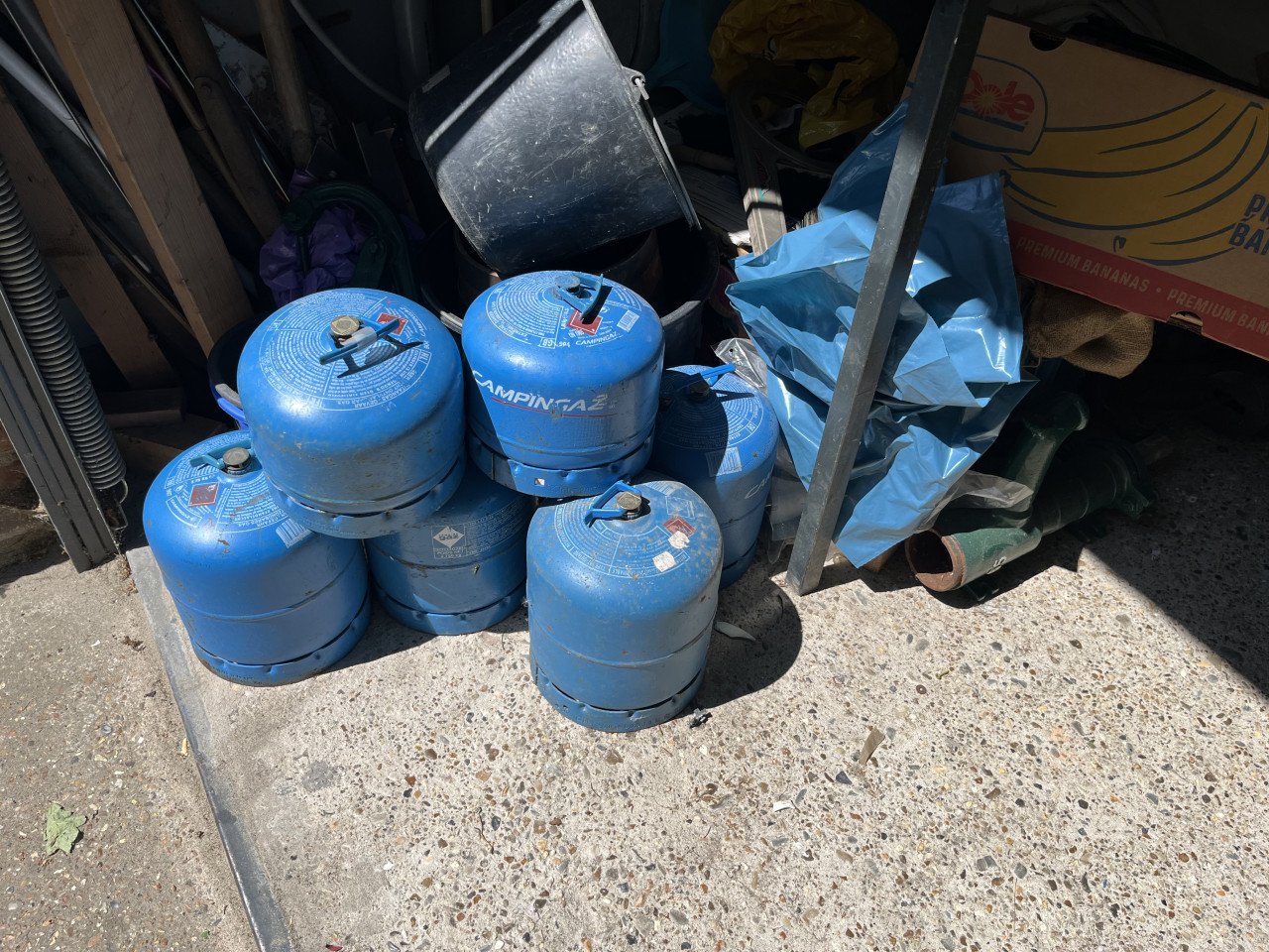 Campingaz gasfles 904 en 907 Leeg