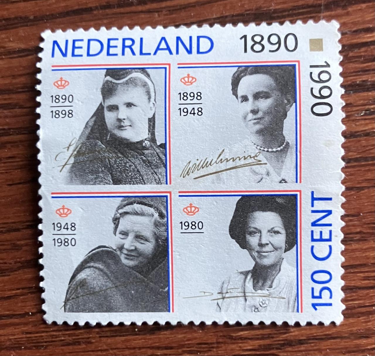 Postzegel 4 koninginnen