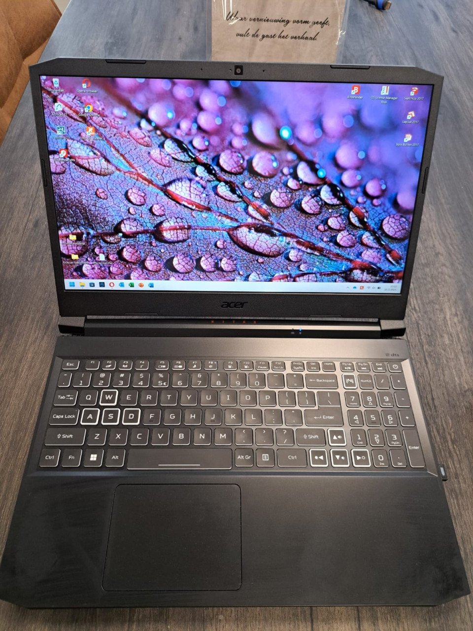 Acer Nitro 5 AN515-57-529M, 3060 GTX, RAM: 8 GB  512 GB opslag SSD Proc: i5