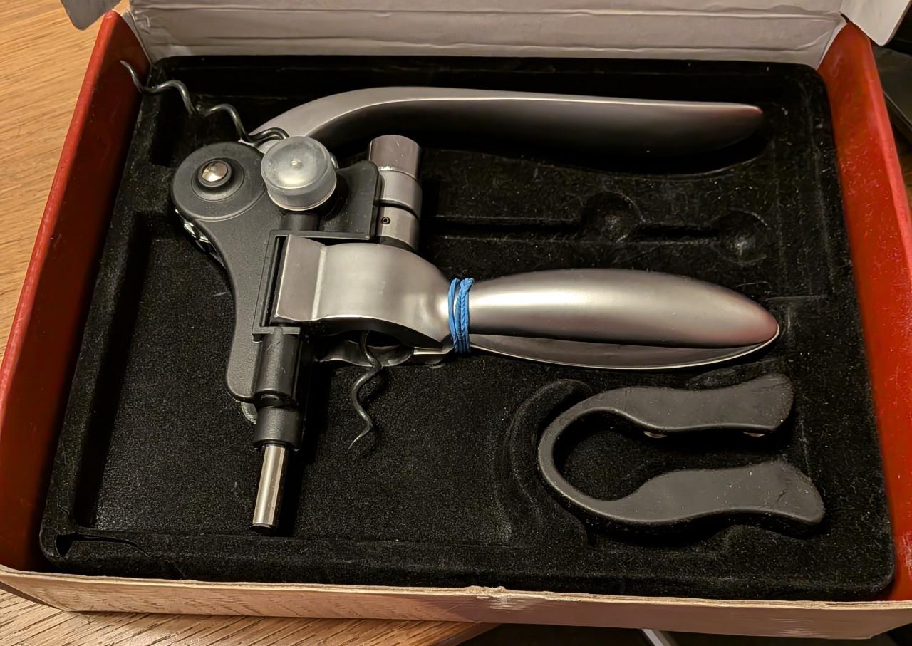 Wijnopener, nieuw in doos