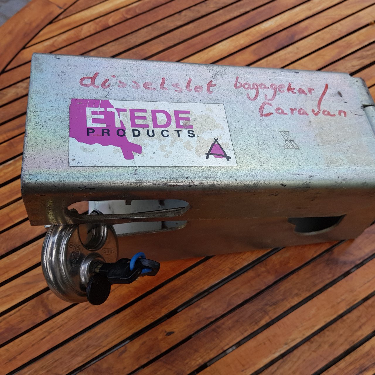 Disselslot caravan/aanhanger