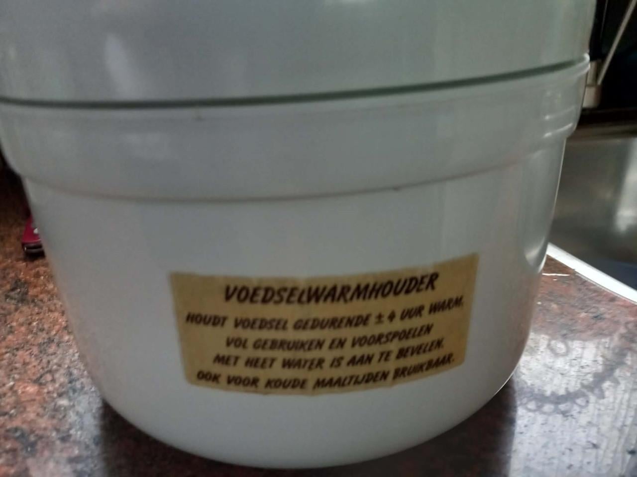 Voedselwarmhouder - Houdt voedsel 4 uur warm