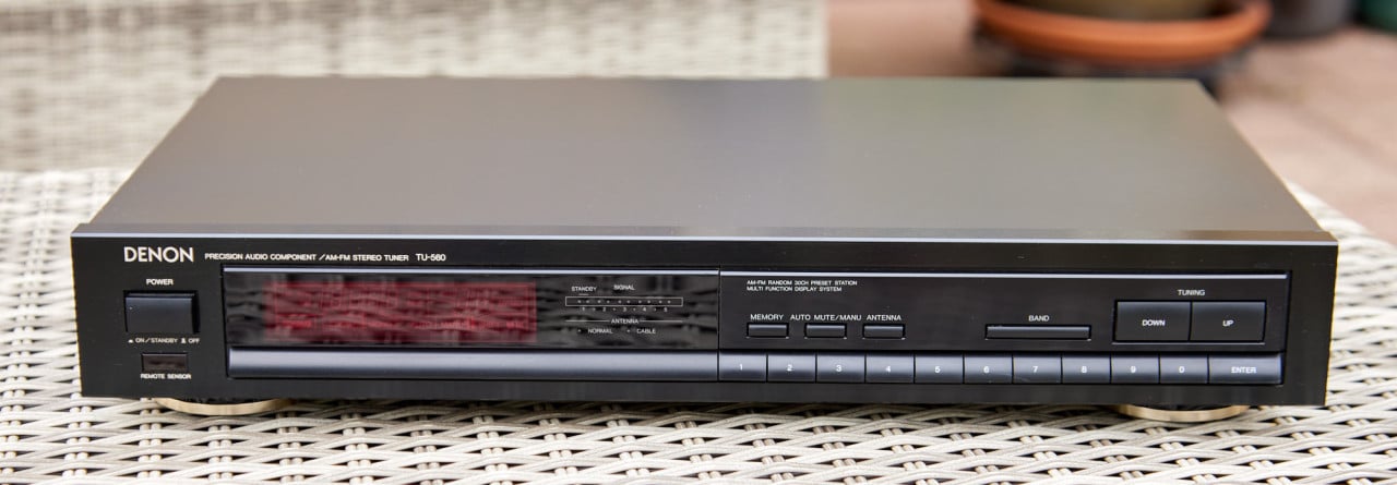 Denon TU-560 Tuner, zwart