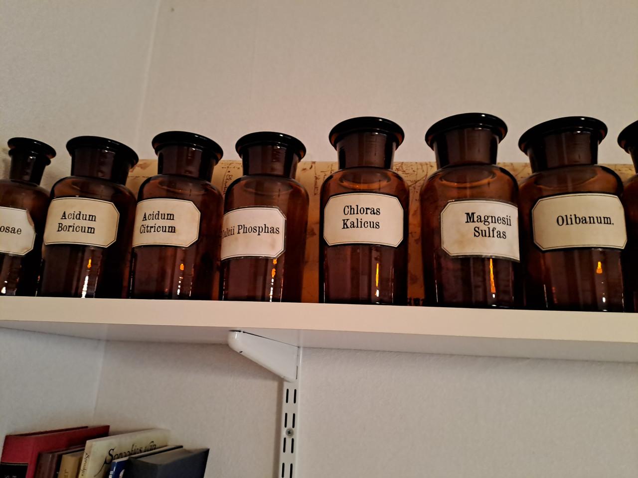 Apothekers standflessen