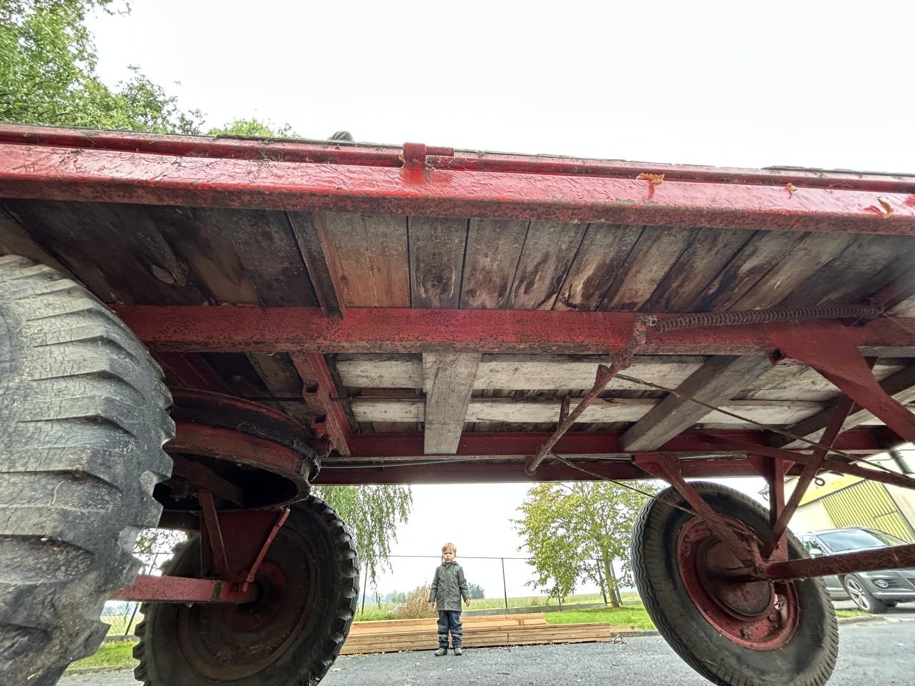 Platte wagen - hooi wagen