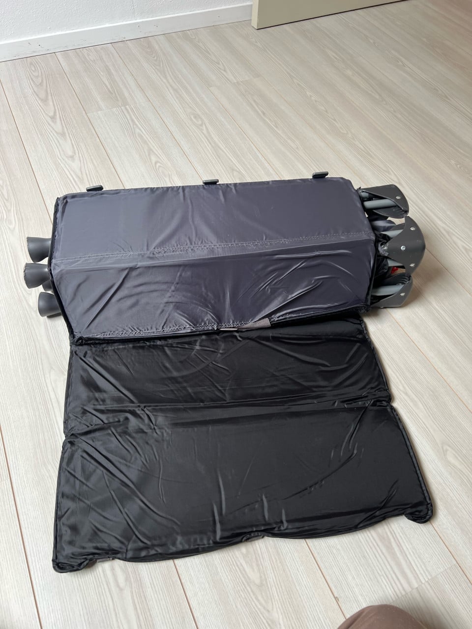Topmark Campingbedje / Reisbedje Zwart – inclusief draagtas