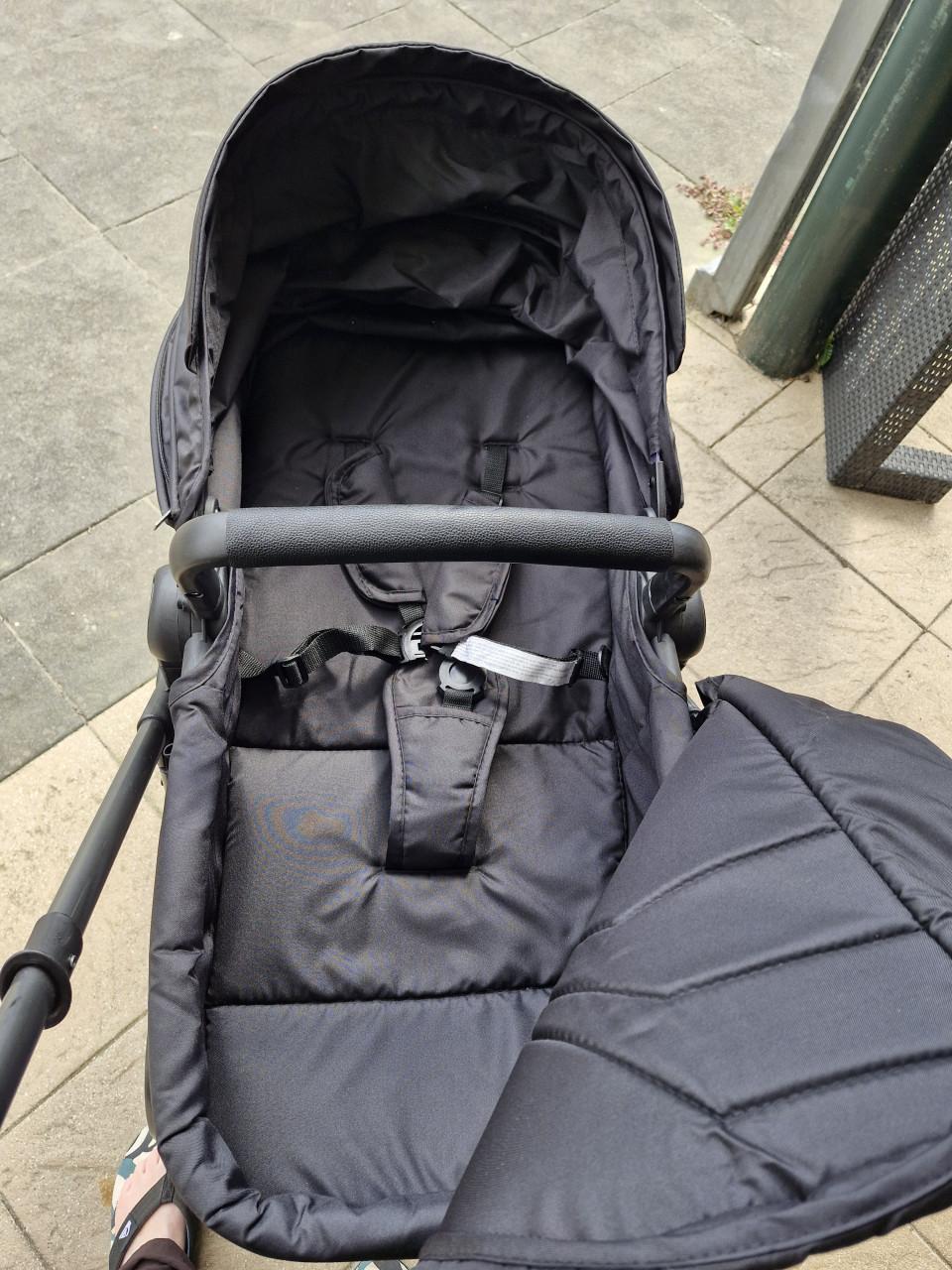 Maxicosie en kinderwagen