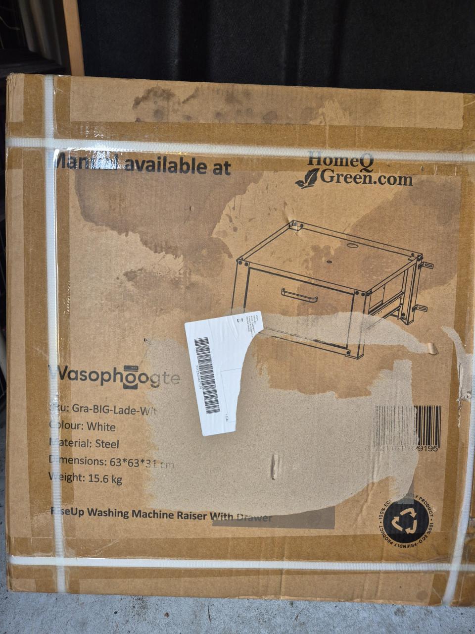 Wasmachine / droger lade