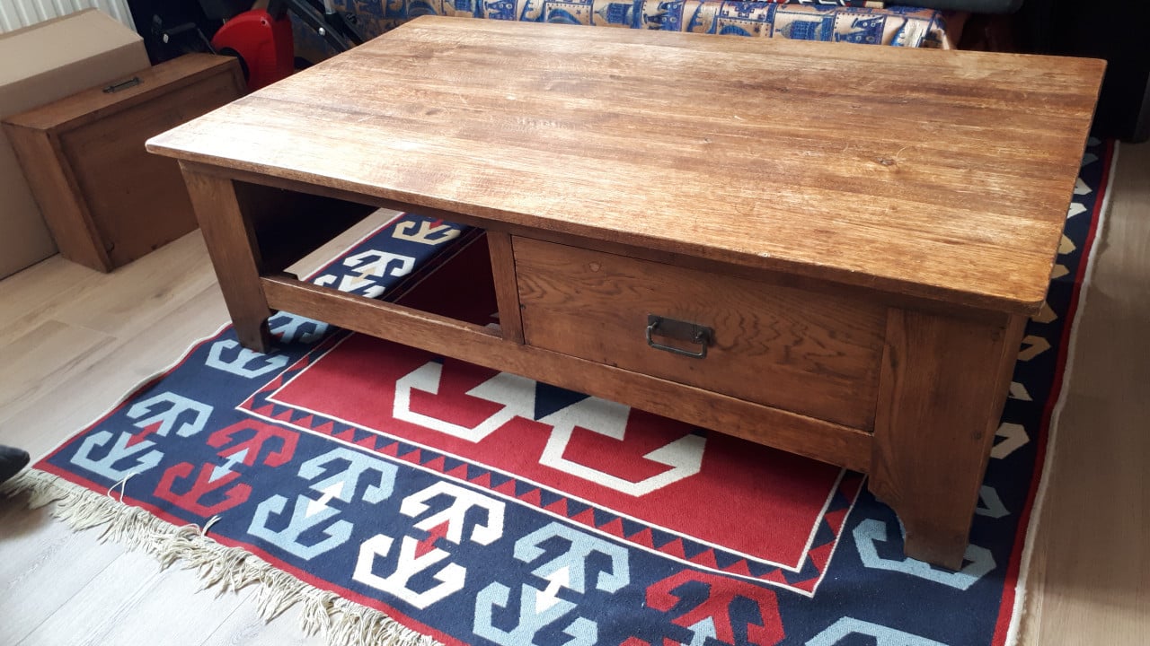 Salontafel eikenhout