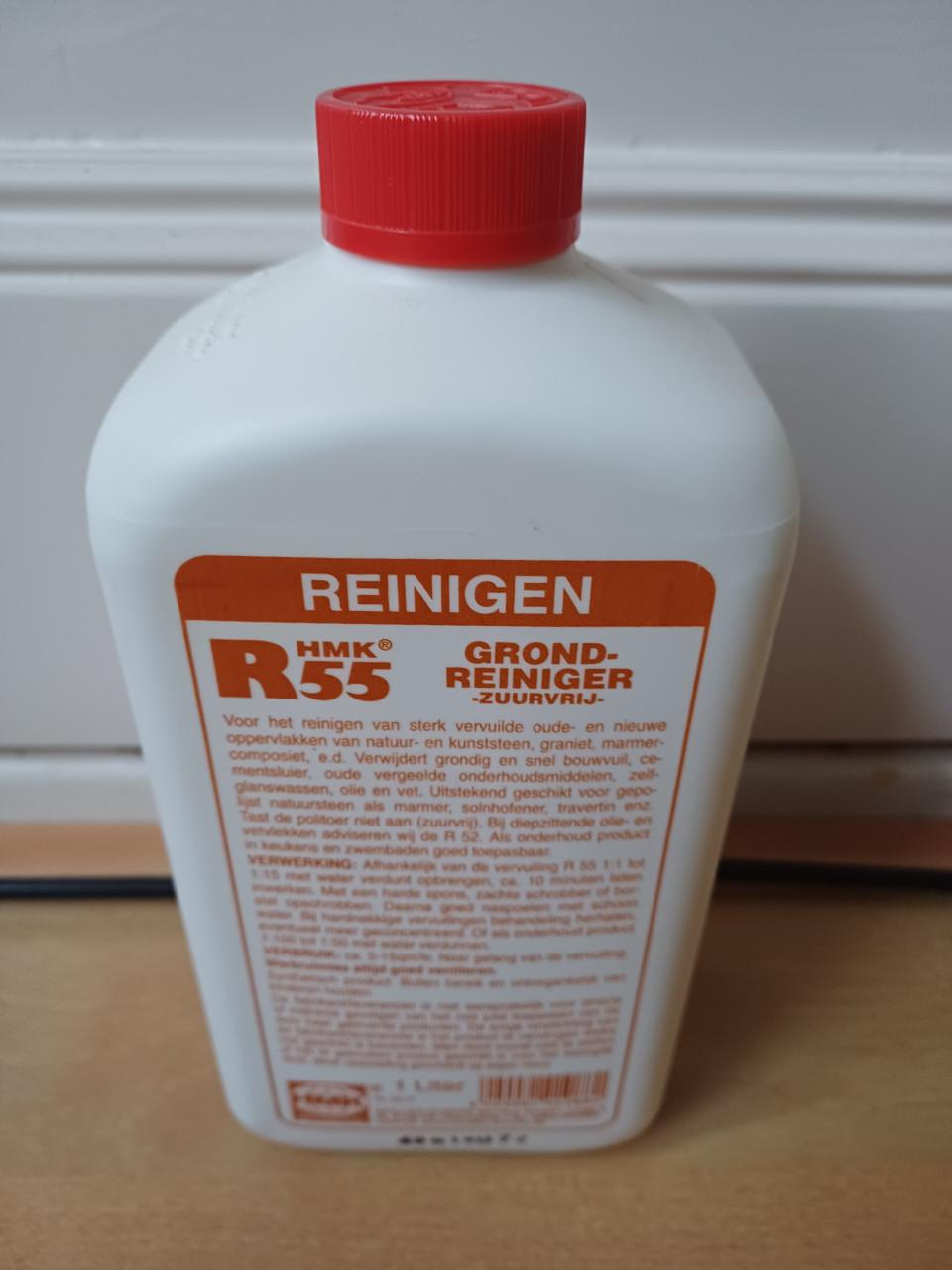 Na de verbouwing: HMK R55 grondreiniger - zuurvrij - 852 ml