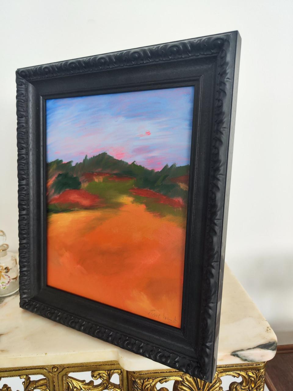 Schilderij Franse school (XX) - Calidez en el Campo