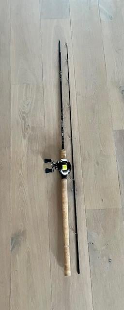 Mooie reel set voor het vissen op roofvis.