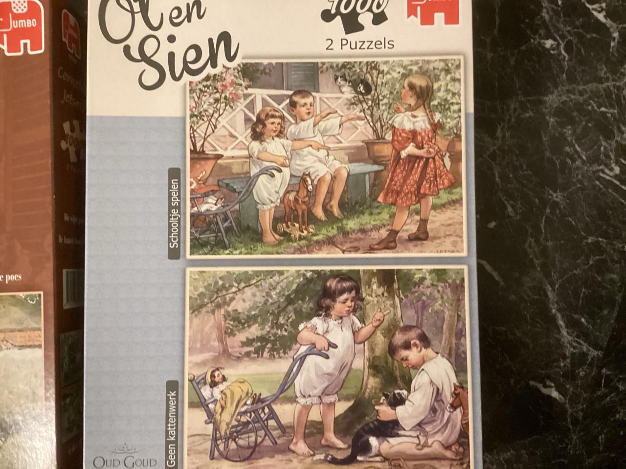 Legpuzzels Cornelis Jetses / Ot en Sien 2x 2keer 1000 stukjes