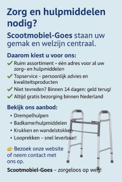 Zorg en hulpmiddelen nodig