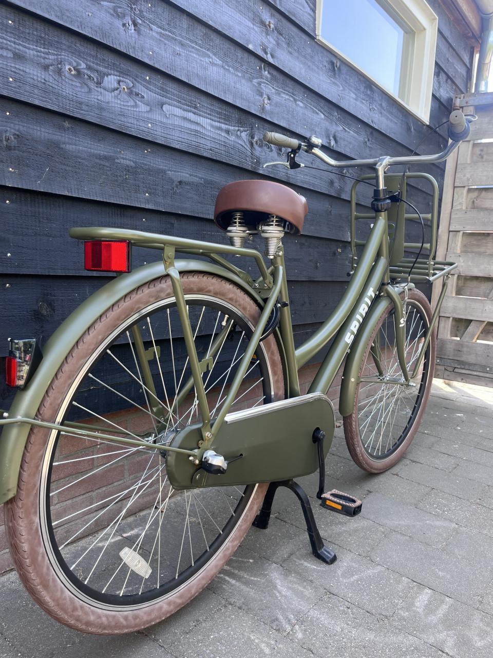 Mooie Spirit transportfiets - olijfgroen - 3 versnellingen