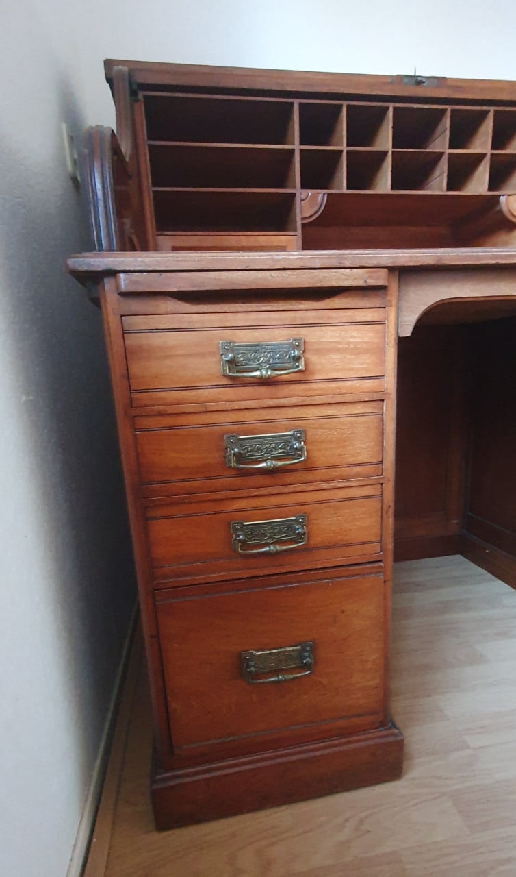 Antiek cylinderbureau 1900