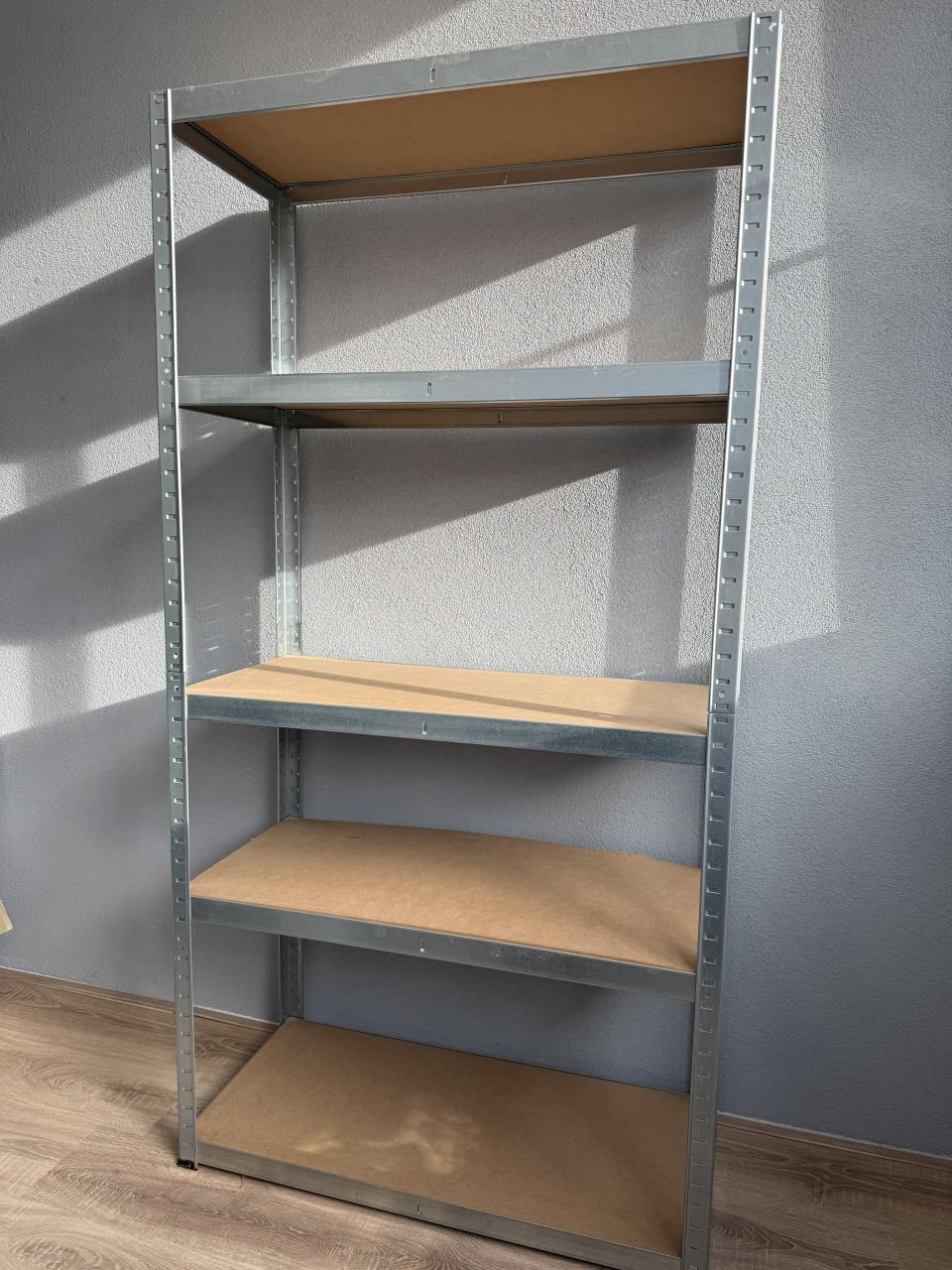Metalen stellingkast 5 planken