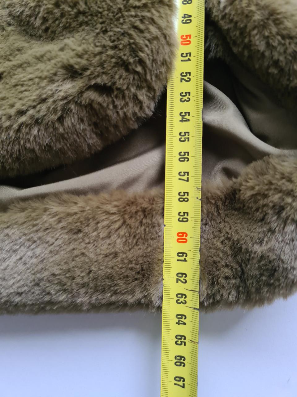 Nieuw ! Zara kaki groene / donker groene fake fur jacket  Maat M